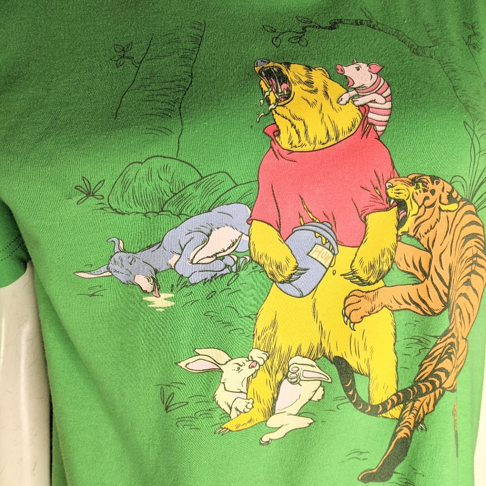 Pooh Bear Gone Real Life Tshirt Unisex M - Picture 5 of 8